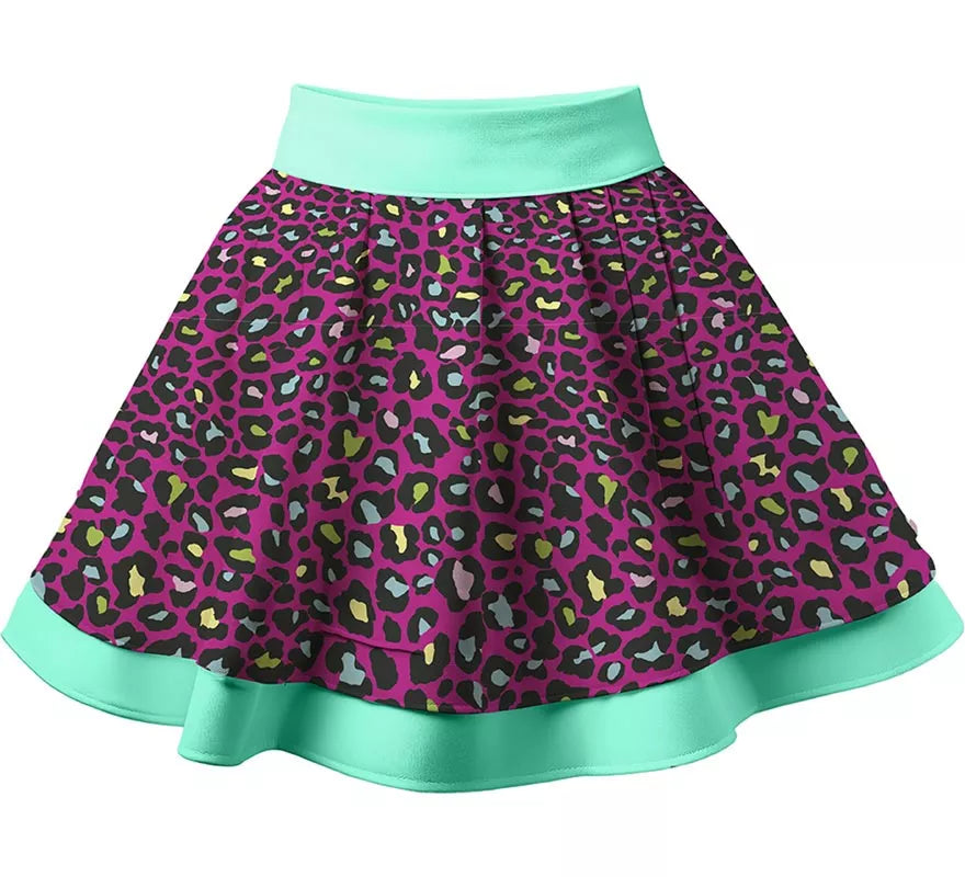 Translation missing: fr.Tutú Leopardo multicolor de 40 cm para mujer
