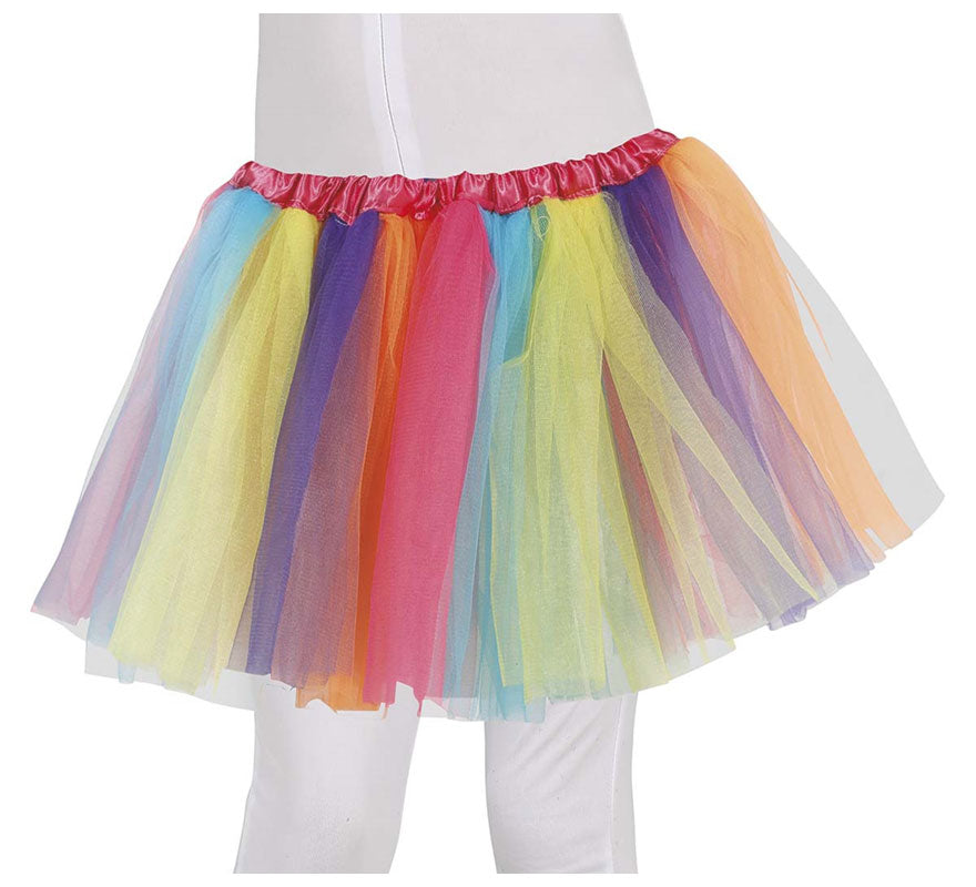 Translation missing: fr.Tutú Multicolor Infantil de 12 cm de largo