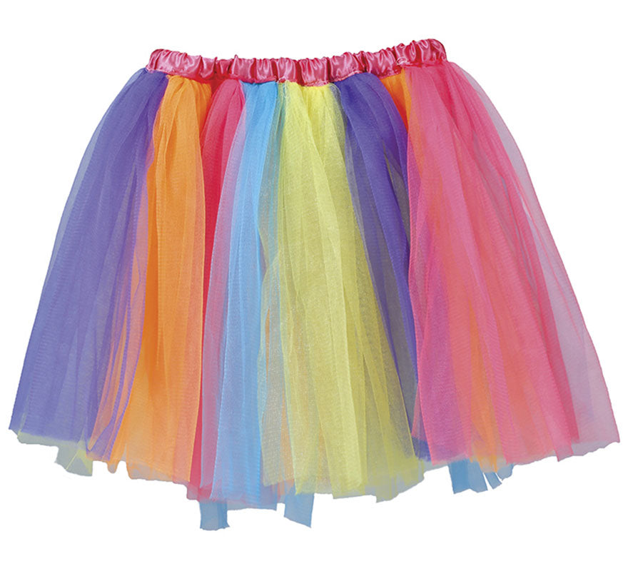 Tutú Multicolor Infantil de 12 cm de largo
