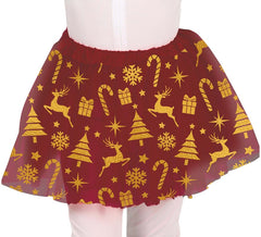 Tutu de Noël marron 30 cm pour enfants