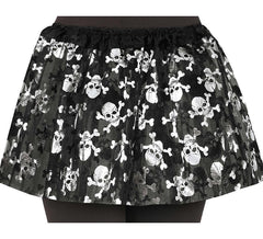 Tutu Pirate Noir avec Crânes pour Enfant 30 cm
