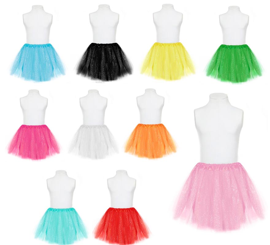 Translation missing: fr.Tutú Topitos en varios colores de 30 cm infantil
