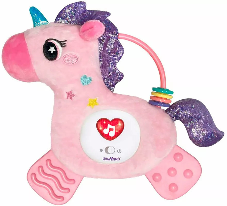 Translation missing: fr.Unicornio Musical rosa con Luz y Sonido de 24 cm