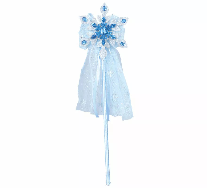 Translation missing: fr.Varita Azul con Estrella y Velo de 35 cm