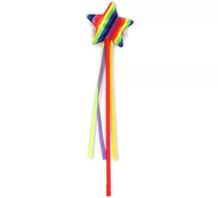Baguette étoile arc-en-ciel 35 cm