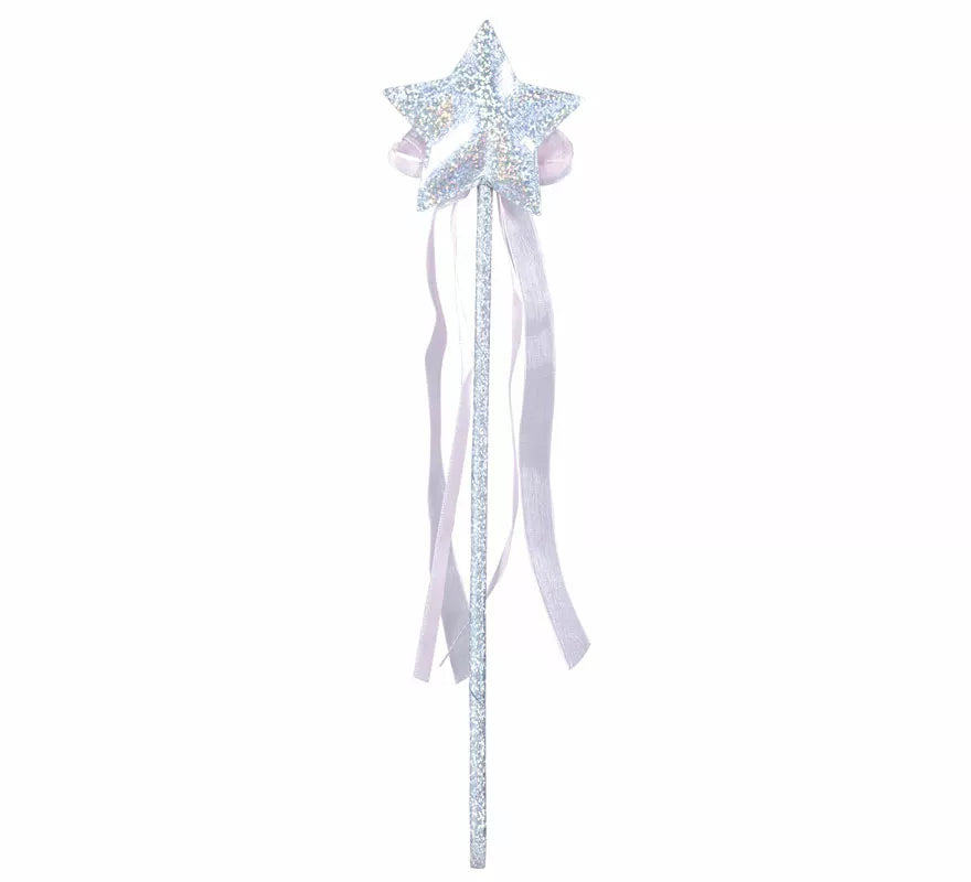 Translation missing: fr.Varita con Estrella Plata de 35 cm