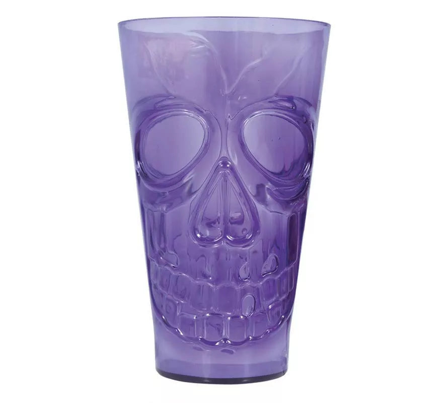 Translation missing: fr.Vaso Calavera lila de 9x15 cm