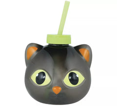 Gobelet en paille pour chat éclairé par LED de 17 cm