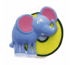 Bougie Animal de Safari avec le numéro 0
