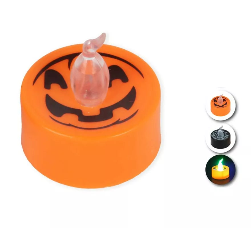 Translation missing: fr.Vela Halloween con luz en modelos surtidos de 4x3,7 cm