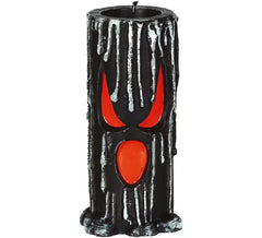 Bougie Noir avec Face de 15x6 cm