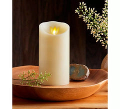 Bougie oscillante blanche de 15 cm