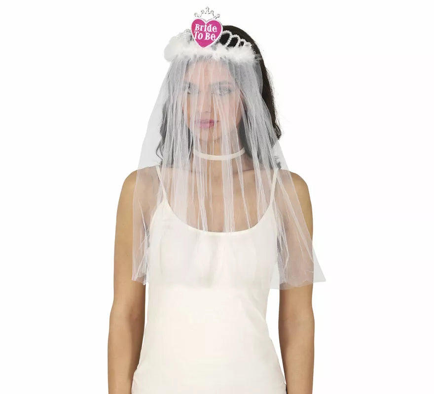 Translation missing: fr.Velo de Novia con Diadema corazón