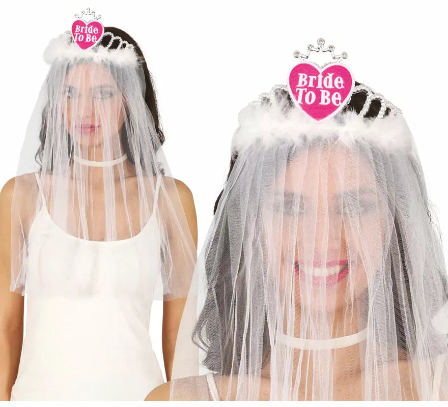 Translation missing: fr.Velo de Novia con Diadema corazón