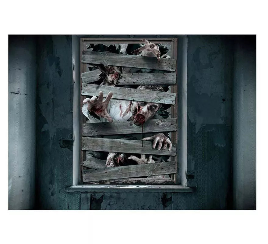 Translation missing: fr.Window Zombies Decorativa de 80X120 cm