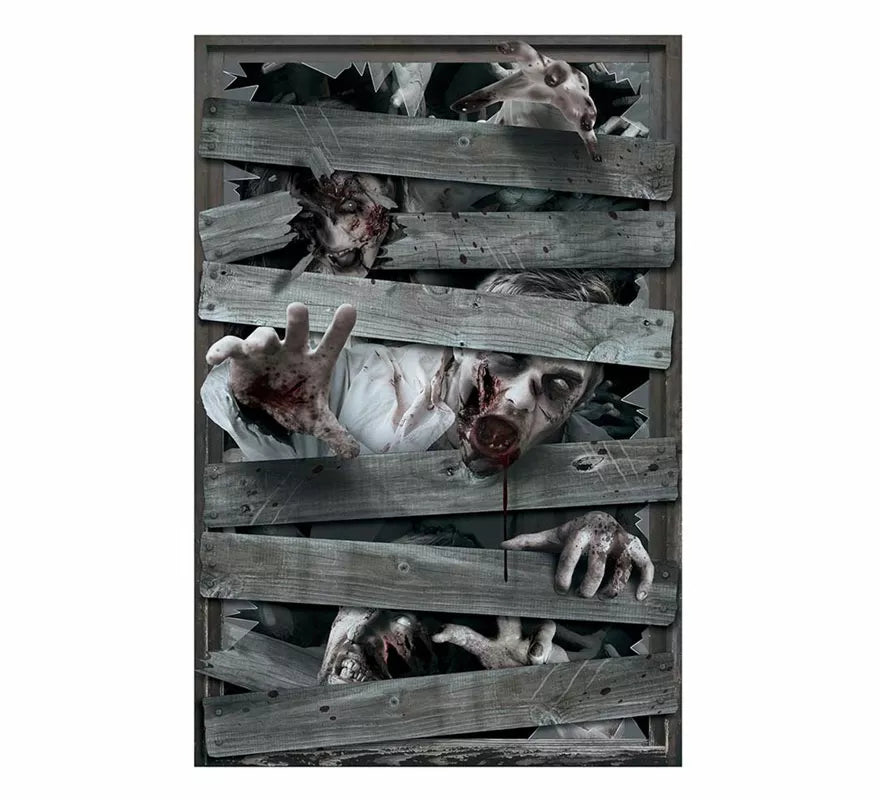 Translation missing: fr.Window Zombies Decorativa de 80X120 cm