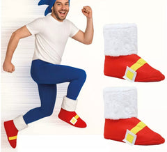 Chaussures de course hérisson bleu dessin animé pour adultes