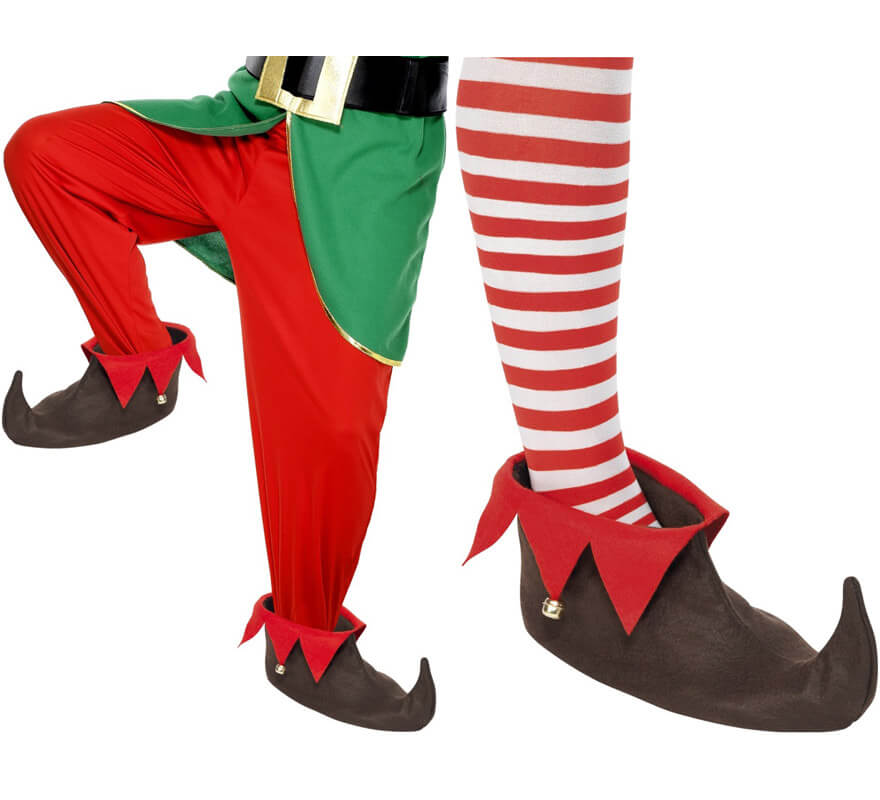 Translation missing: fr.Zapatos de Elfo de color marrón con cascabel