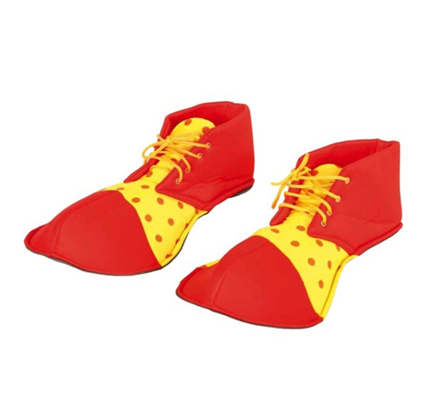 Translation missing: fr.Zapatos de Payaso Rojo y Amarillo de 26 cm. Infantil