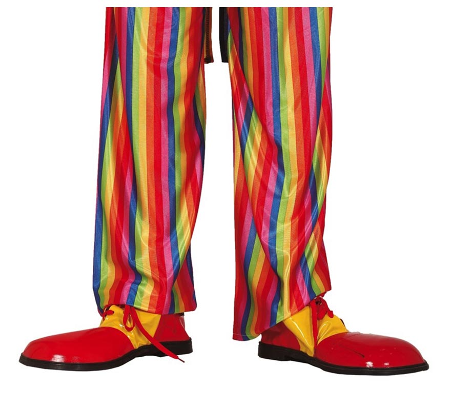 Translation missing: fr.Zapatos de Payaso Rojos y Amarillos 35 cm