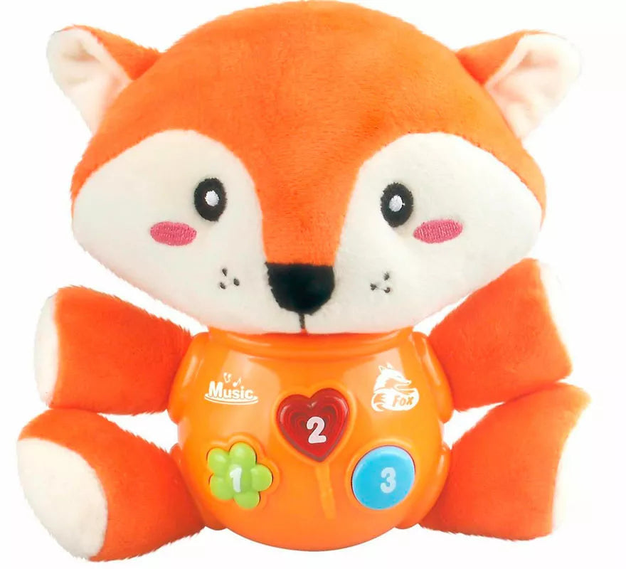 Translation missing: fr.Zorro Musical de Peluche con Luz y Sonido de 24 cm